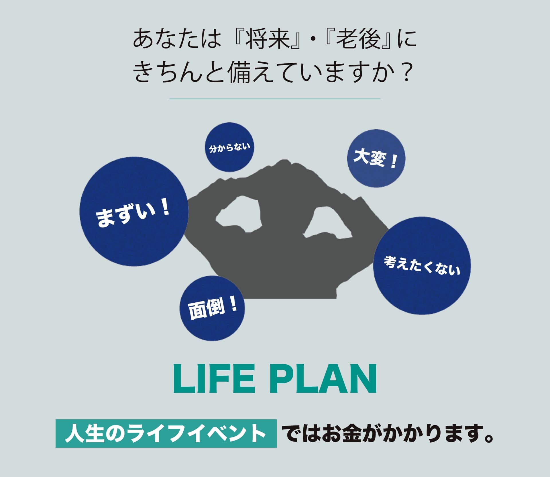 人生のライフイベントではお金がかかります